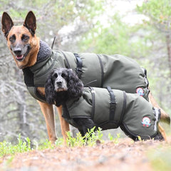 Thermo grønn-100% ull dekken hund softshell ytterstoff
