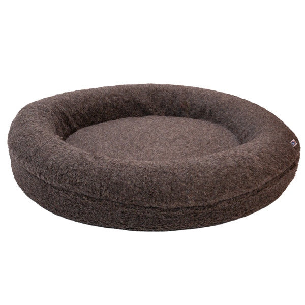 GYRA - Canelana rund hundeseng i 100% ull